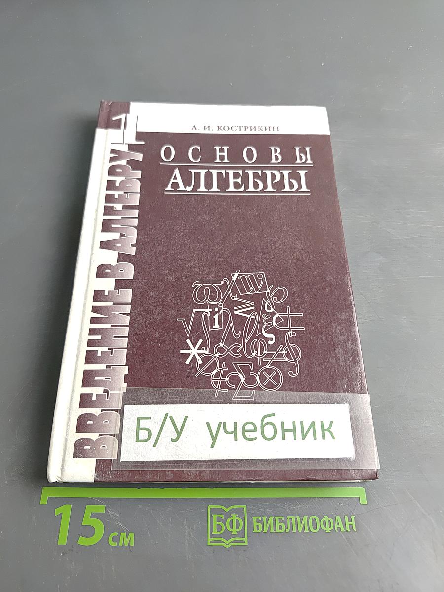 Введение в алгебру. Часть 1. Основы алгебры