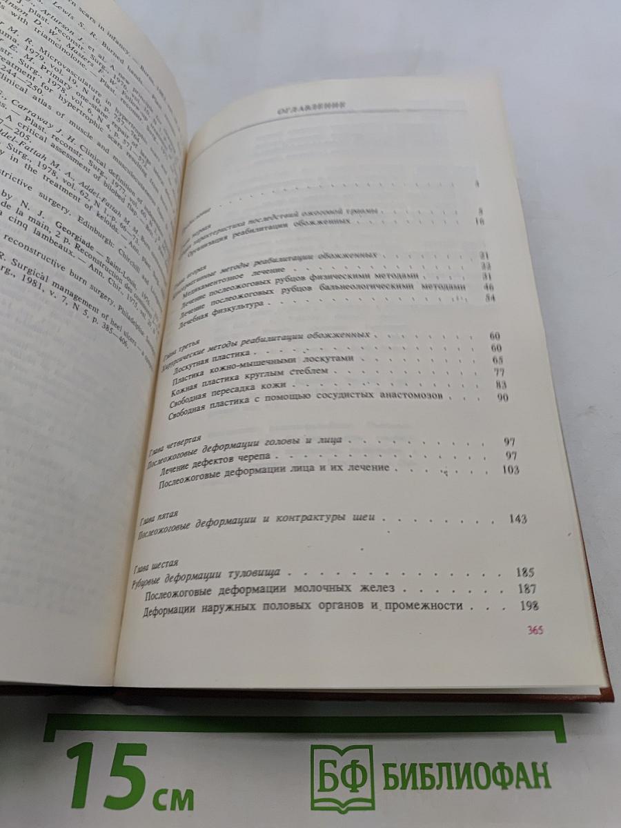 Руководство по реабилитации обожженных