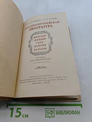 Западноевропейская литература. Пособие для средней школы. Издание второе
