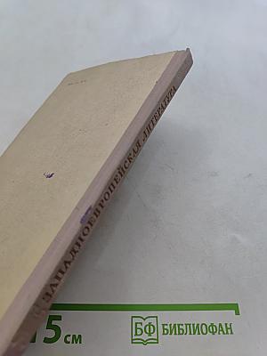 Западноевропейская литература. Пособие для средней школы. Издание второе