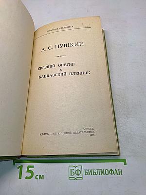 Евгений Онегин. Кавказский пленник