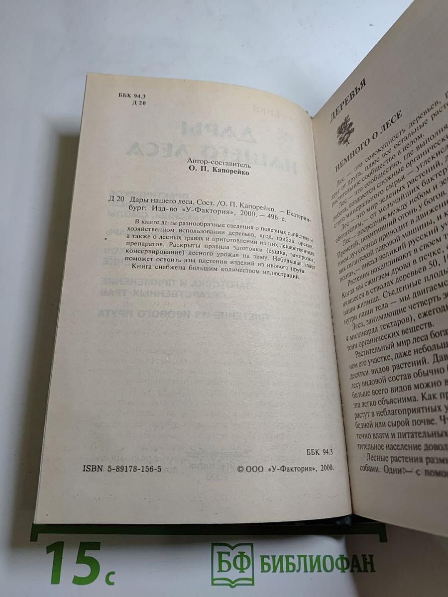 Дары нашего леса