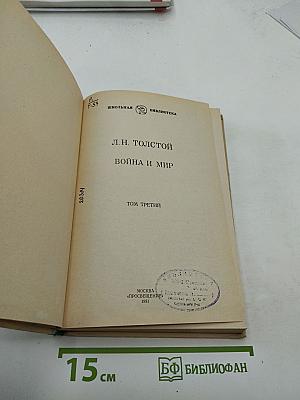 Война и мир. Том третий