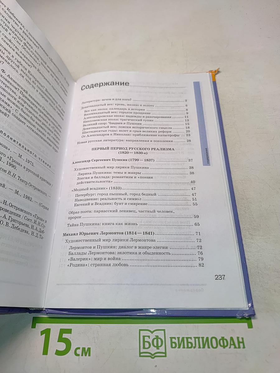 Литература. Учебник для 10 класса (базовый уровень). Часть 1