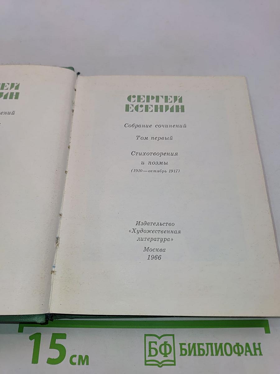 Собрание сочинений. Том первый. Стихотворения и поэмы (1910—октябрь 1917)