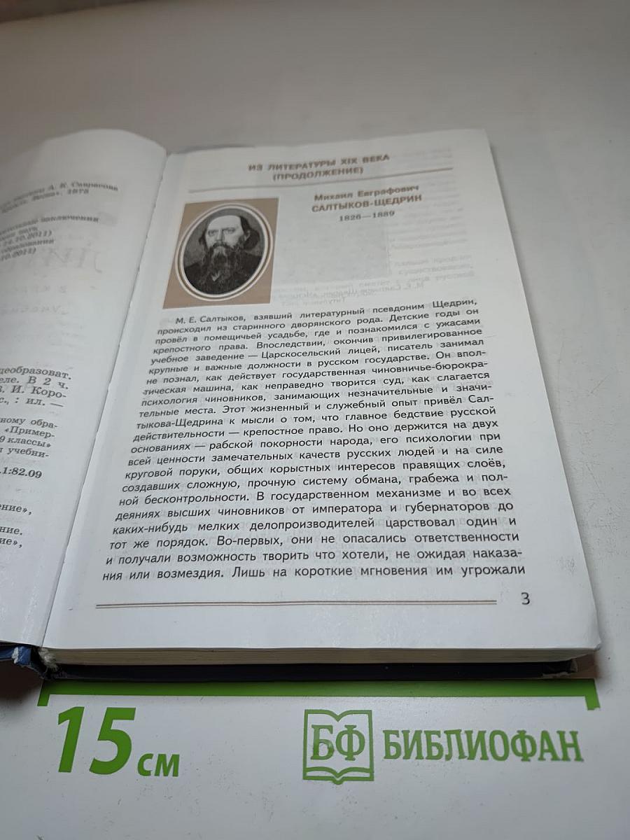 Литература, 8 класс, Часть 2