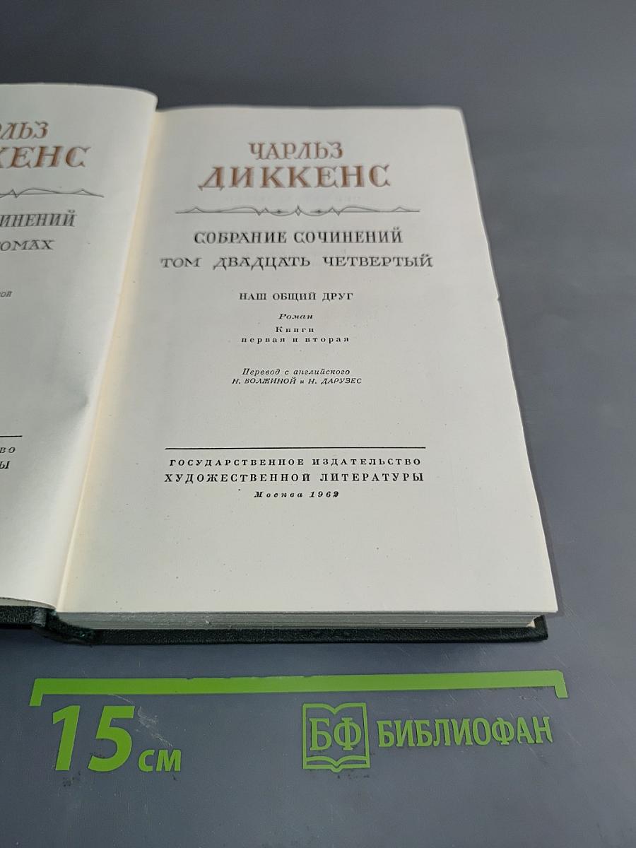 Наш общий друг. Том двадцать четвертый