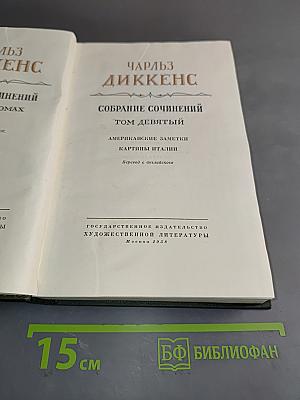 Собрание сочинений. Том девятый. Американские заметки. Картины Италии
