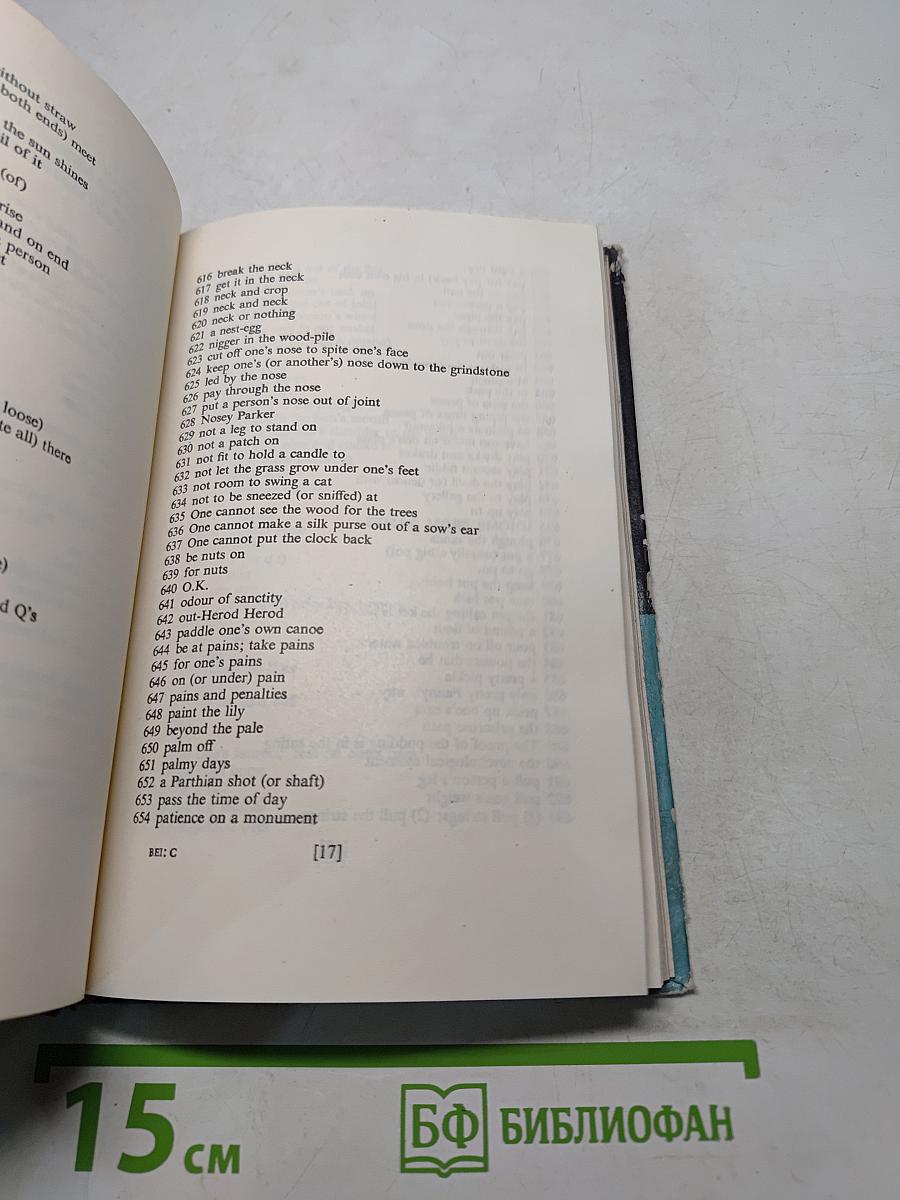 A Book of English Idioms