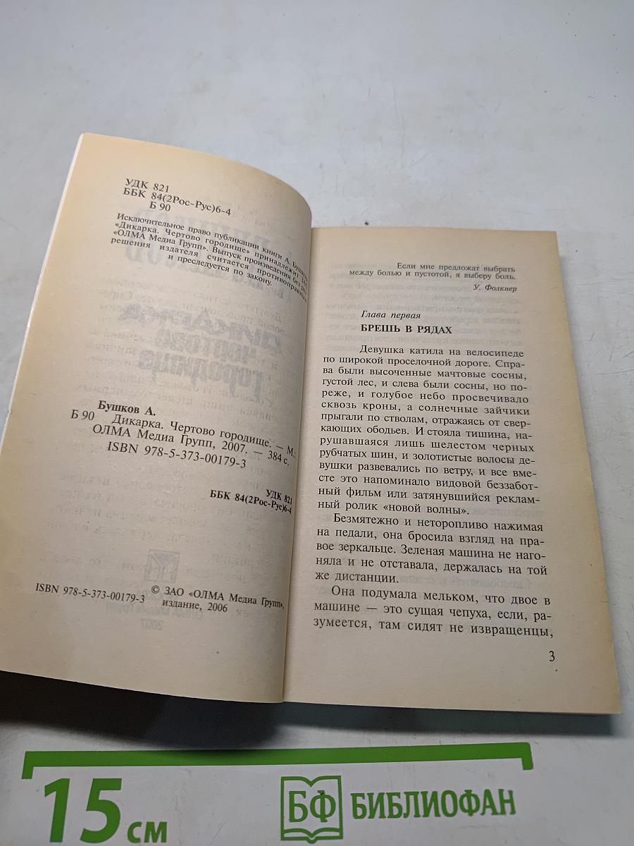 Дикарка. Чёртово городище