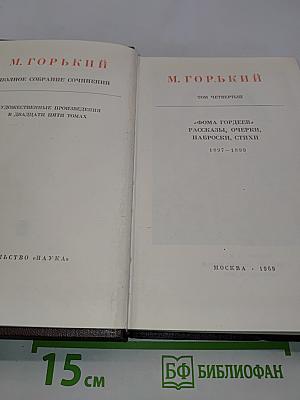 Полное собрание сочинений. Художественные произведения в двадцати пяти томах. Том четвертый. Фома Гордеев. Рассказы, очерки, наброски, стихи 1897-1899