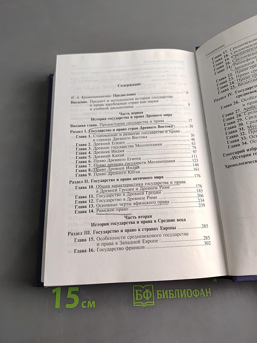 История государства и права зарубежных стран. Том 1. Древний мир и Средние века