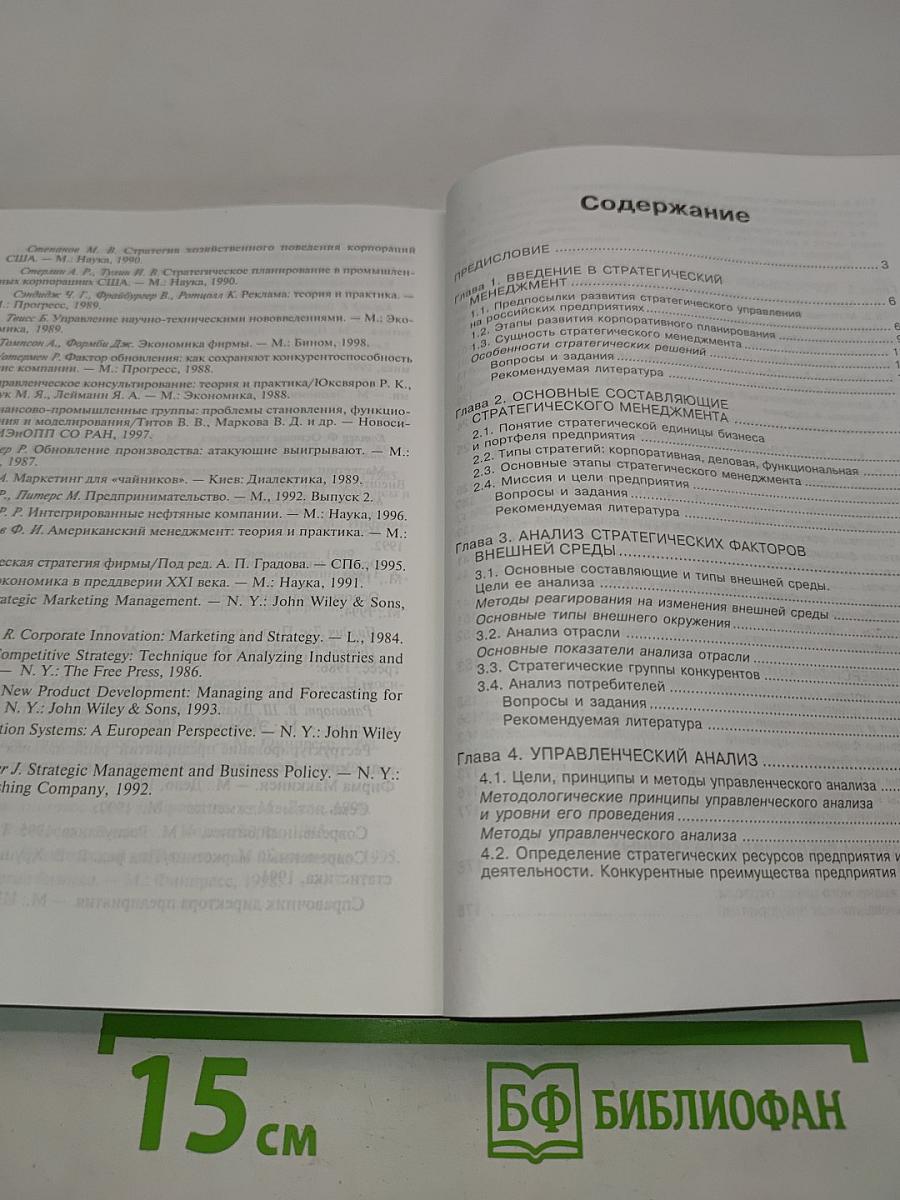 Стратегический менеджмент. Курс лекций