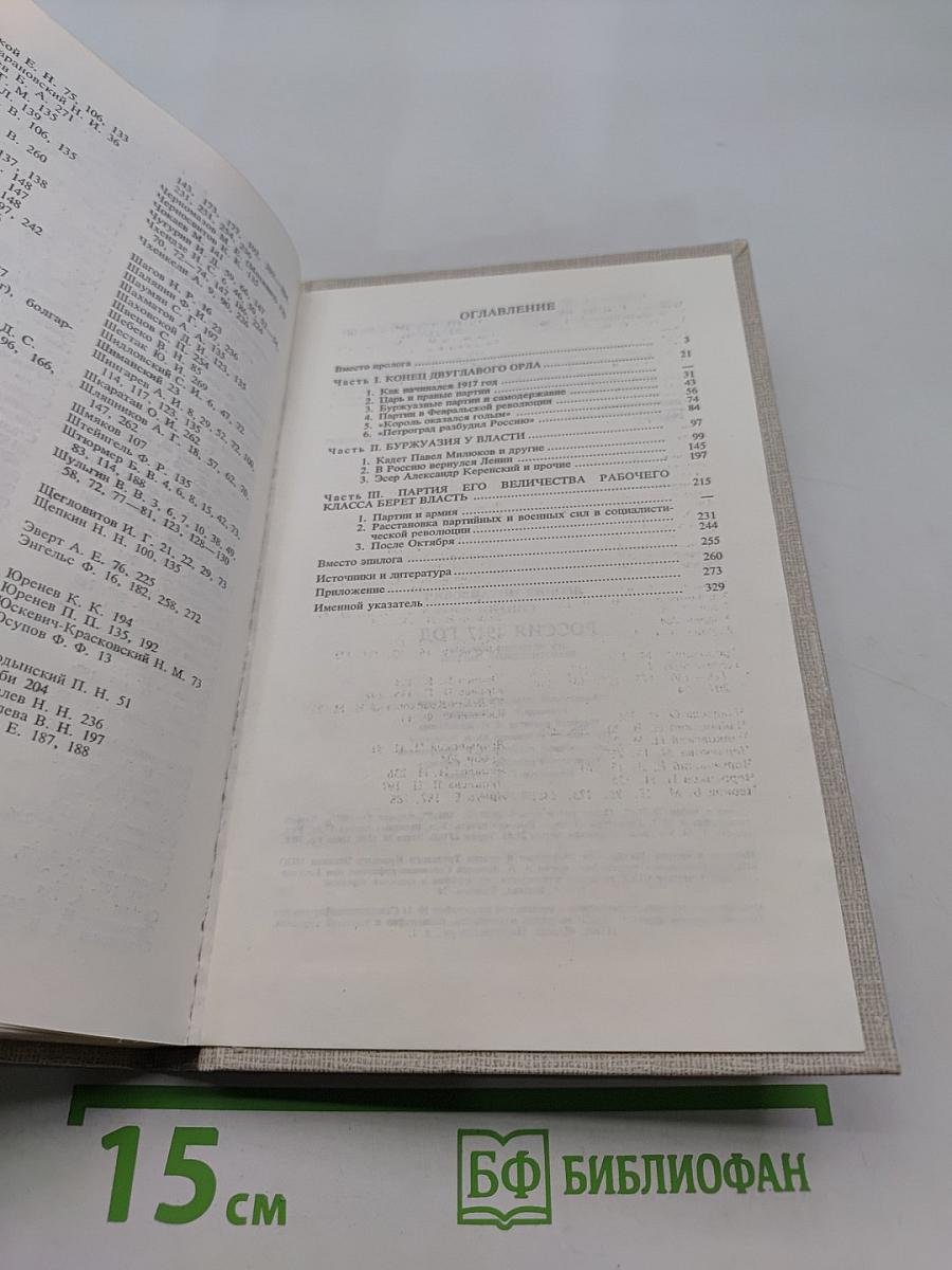 Россия 1917 год. Из истории борьбы политических партий