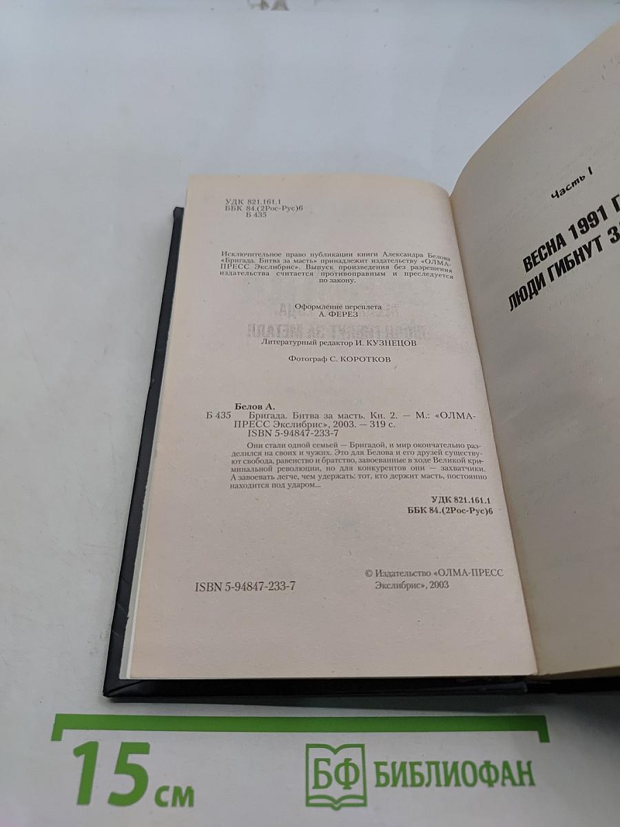 Бригада. Битва за масть. Книга 2