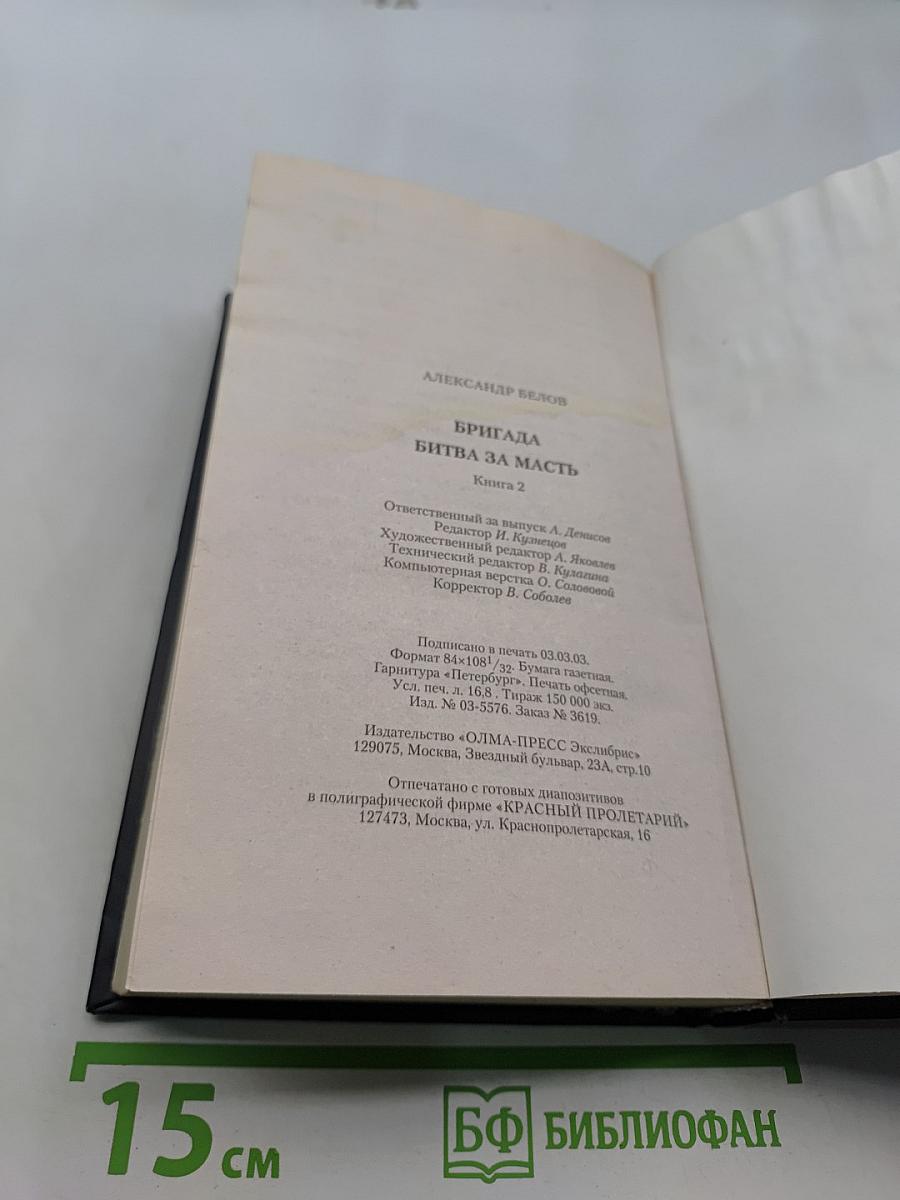 Бригада. Битва за масть. Книга 2