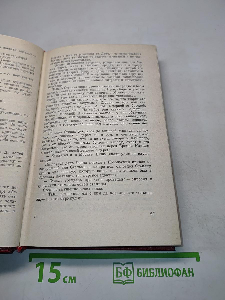 Степан Разин. Исторический роман в двух книгах. Книга первая