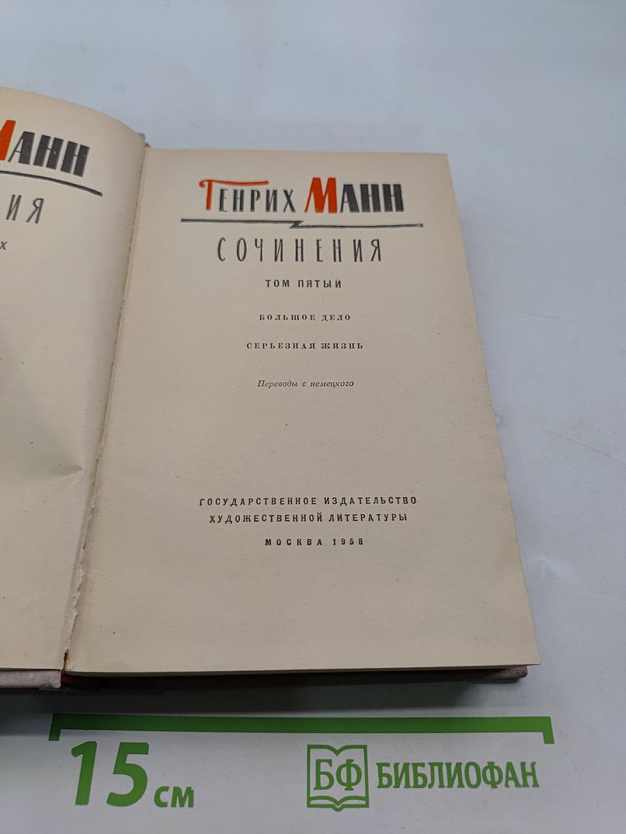 Собрание сочинений. Том пятый. Большое дело. Серьезная жизнь