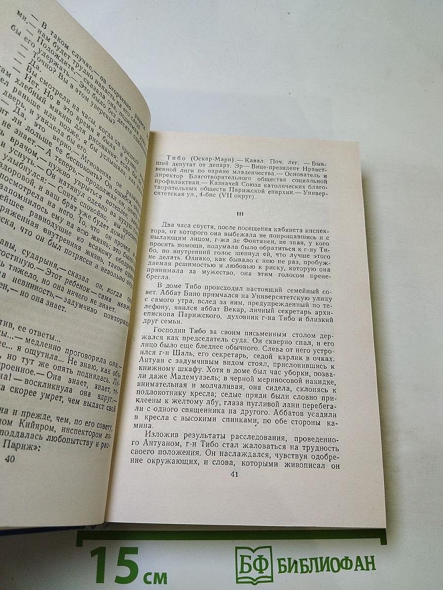 Семья Тибо Том 1