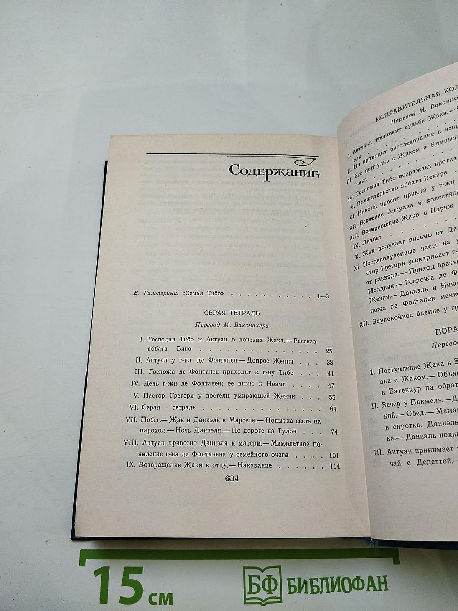 Семья Тибо Том 1