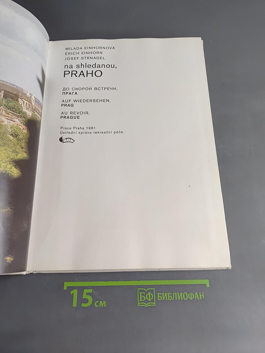 Na shledanou, Praho