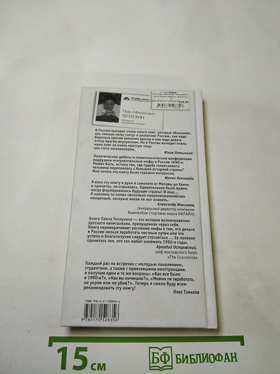 Матрица Теплухина: До и после первого миллиона