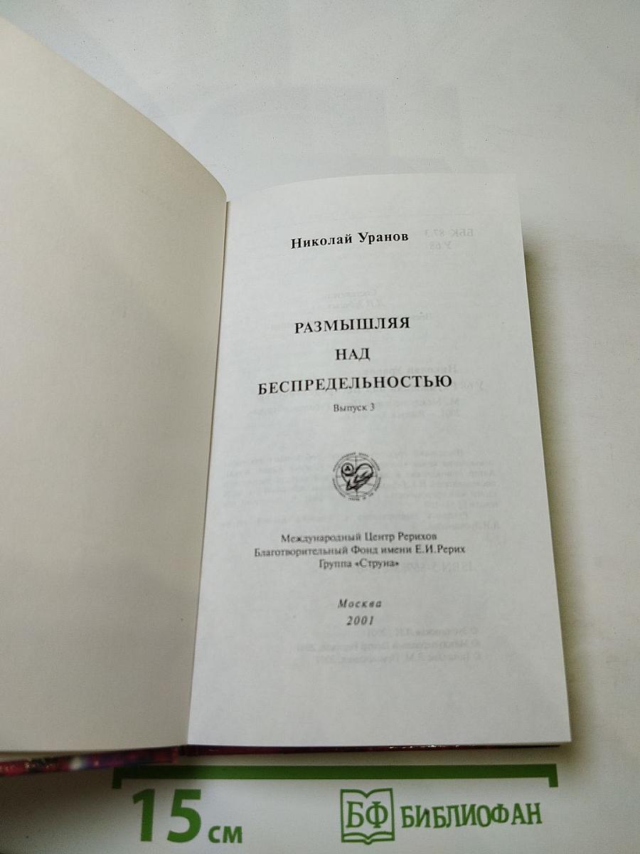 Размышляя над Беспредельностью