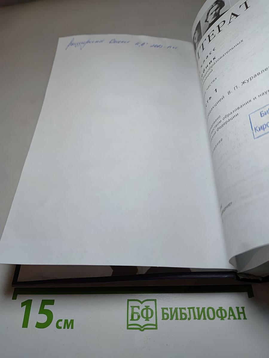 Литература. 11 класс. Часть 1