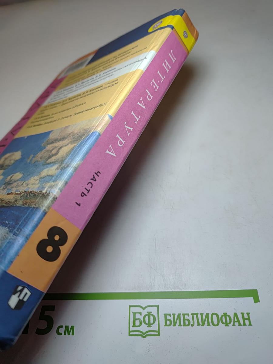 Литература. 8 класс. Часть 1