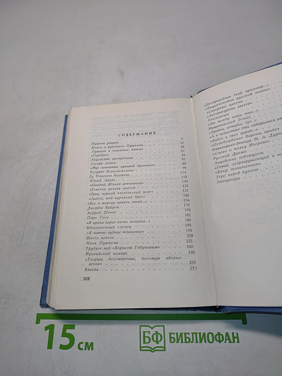 Пушкин среди книг и друзей