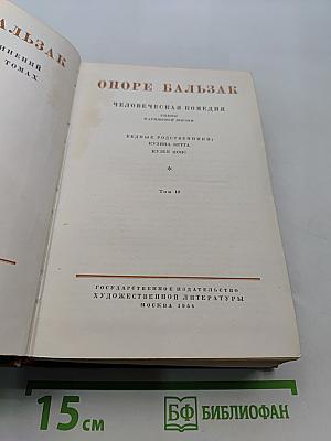 Человеческая комедия. Сцены парижской жизни. Том 10
