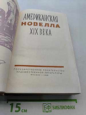 Американская новелла XIX века