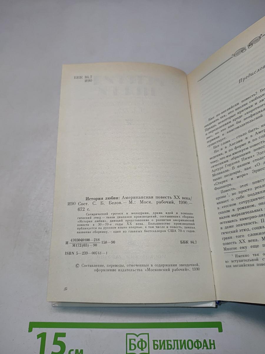 История любви: Американская повесть XX века