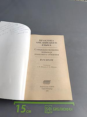 Практика английского языка. Совершенствование навыков языкового общения. Fun Stuff
