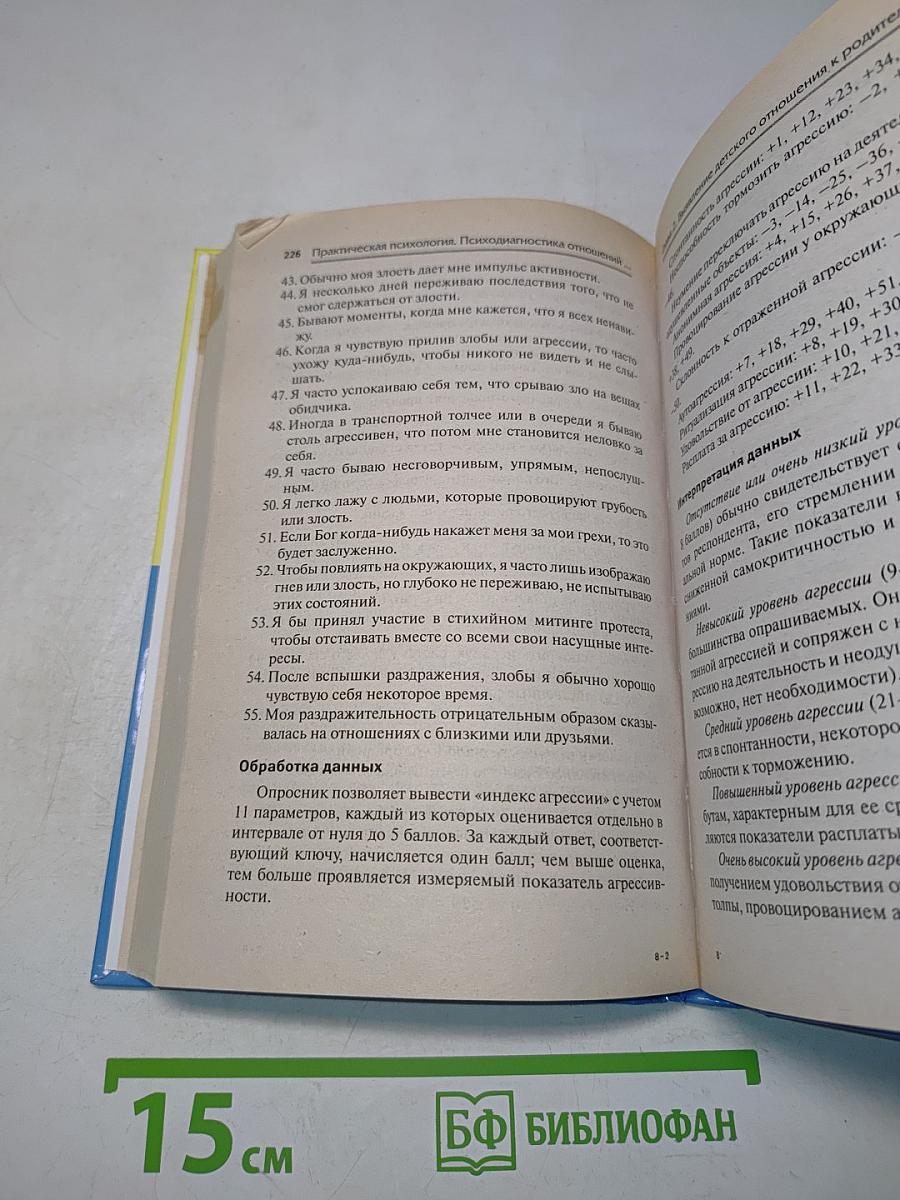 Практическая психология. Психодиагностика отношений между родителями и детьми