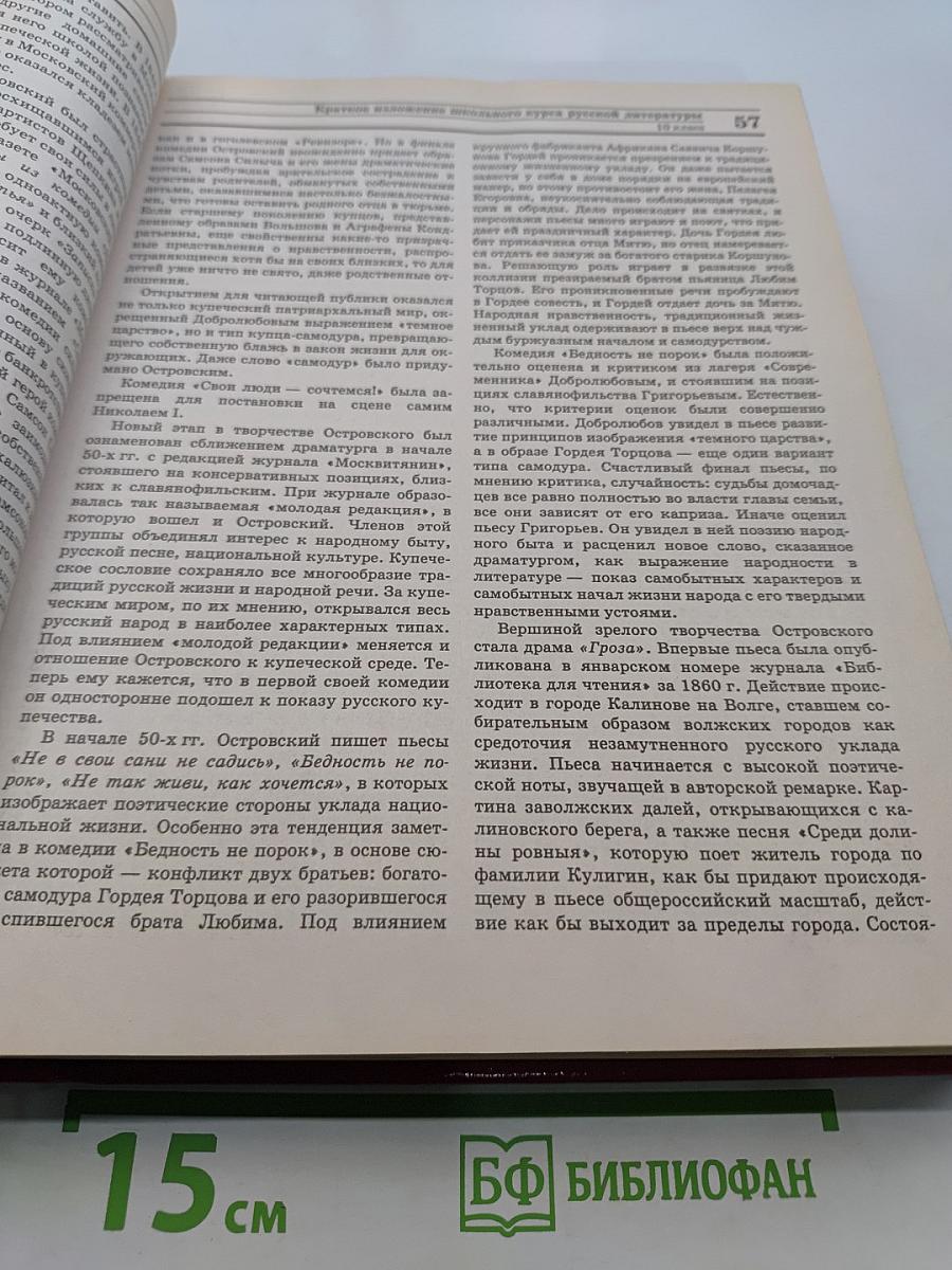 Большой справочник. Литература для школьников и поступающих в вузы