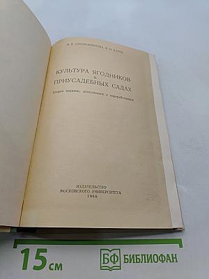 Культура ягодников в приусадебных садах