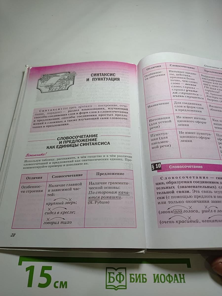 Русский язык 8 класс