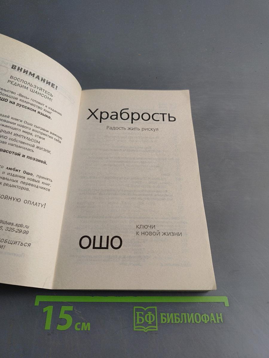 Храбрость. Радость жить рискуя