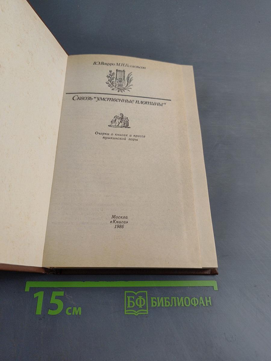 Сквозь "умственные плотины"