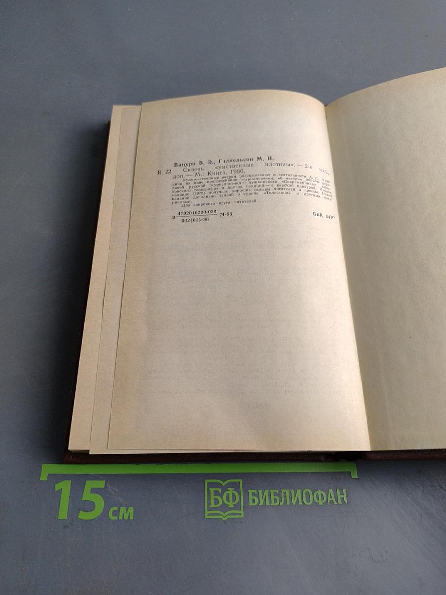 Сквозь "умственные плотины"