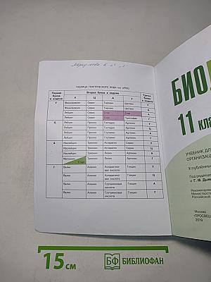 Биология. 11 класс. Углубленный уровень