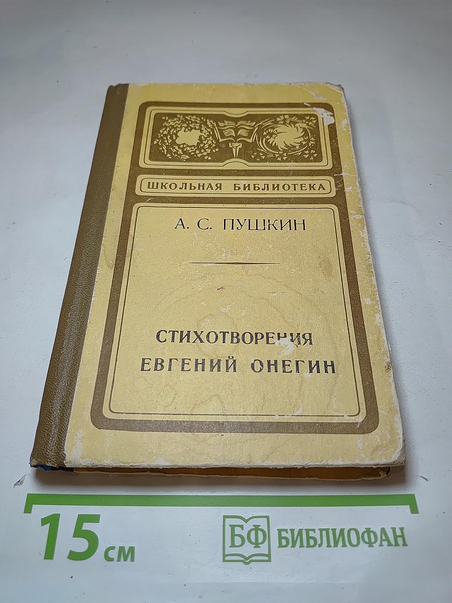 Стихотворения Евгений Онегин