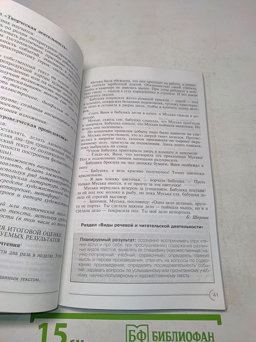 Планируемые результаты начального общего образования. Стандарты второго поколения
