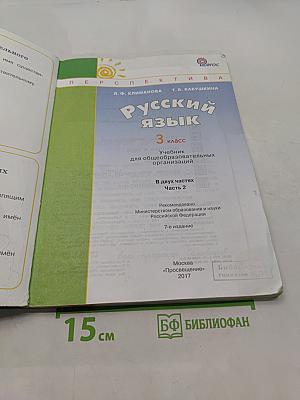 Русский язык. 3 класс. Учебник для общеобразовательных организаций. В двух частях. Часть 2