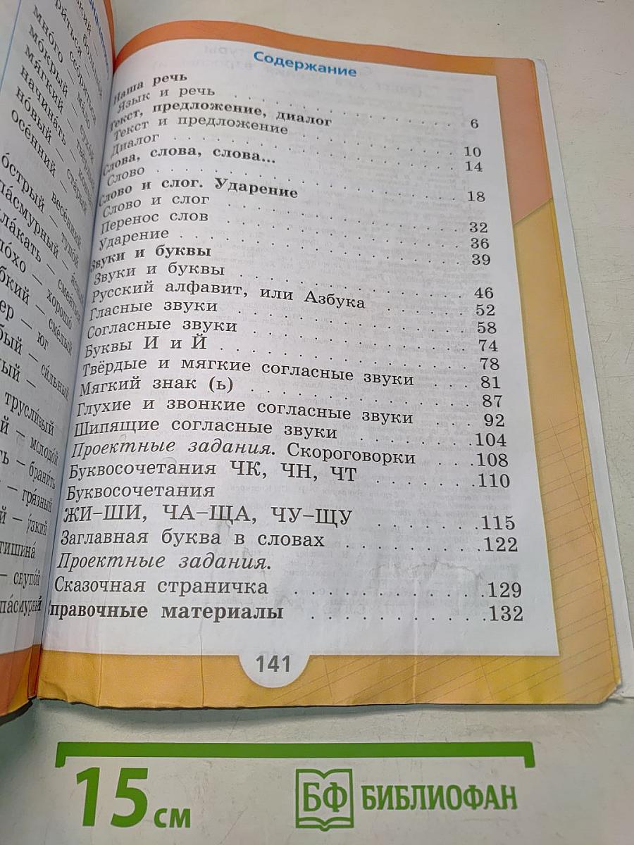 Русский язык. 1 класс. Учебник. В 2 частях. Часть 1