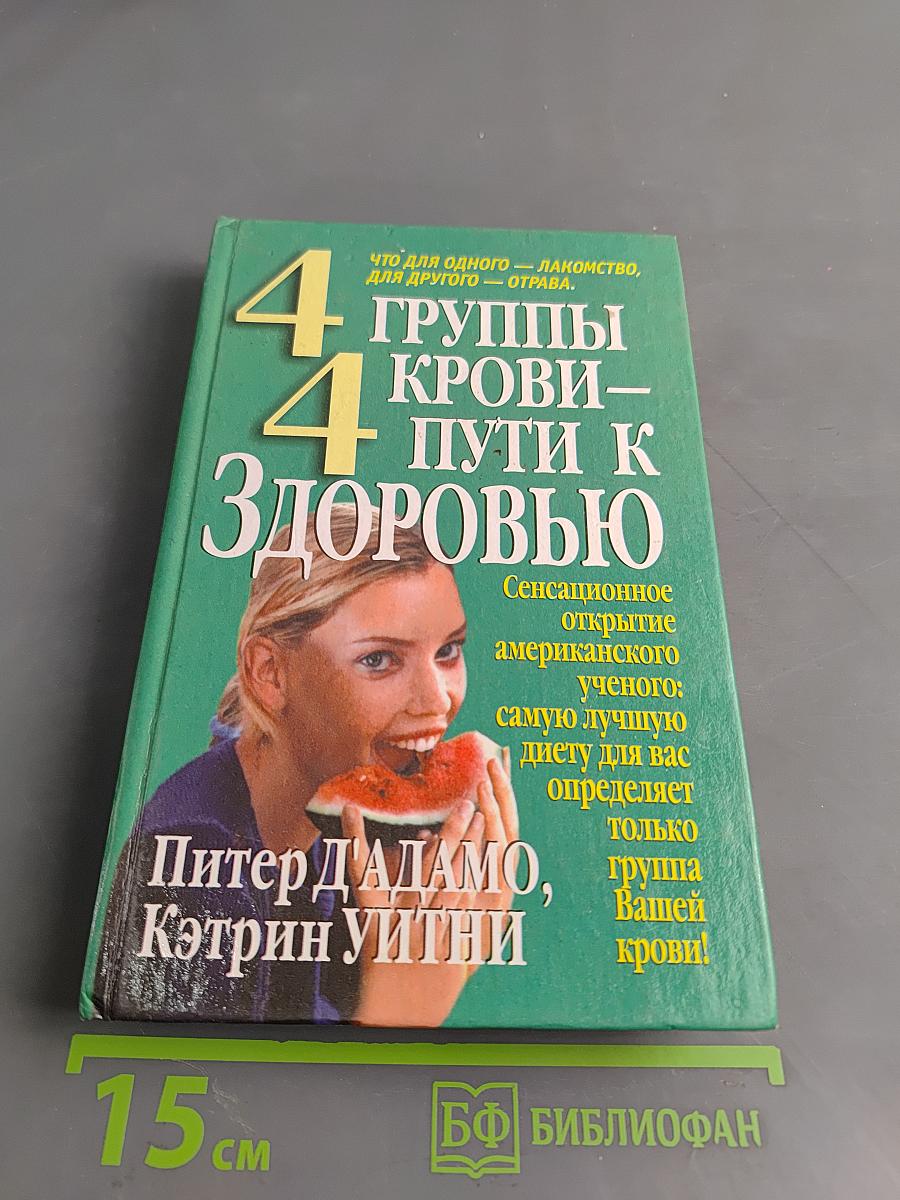 4 группы крови – 4 пути к здоровью