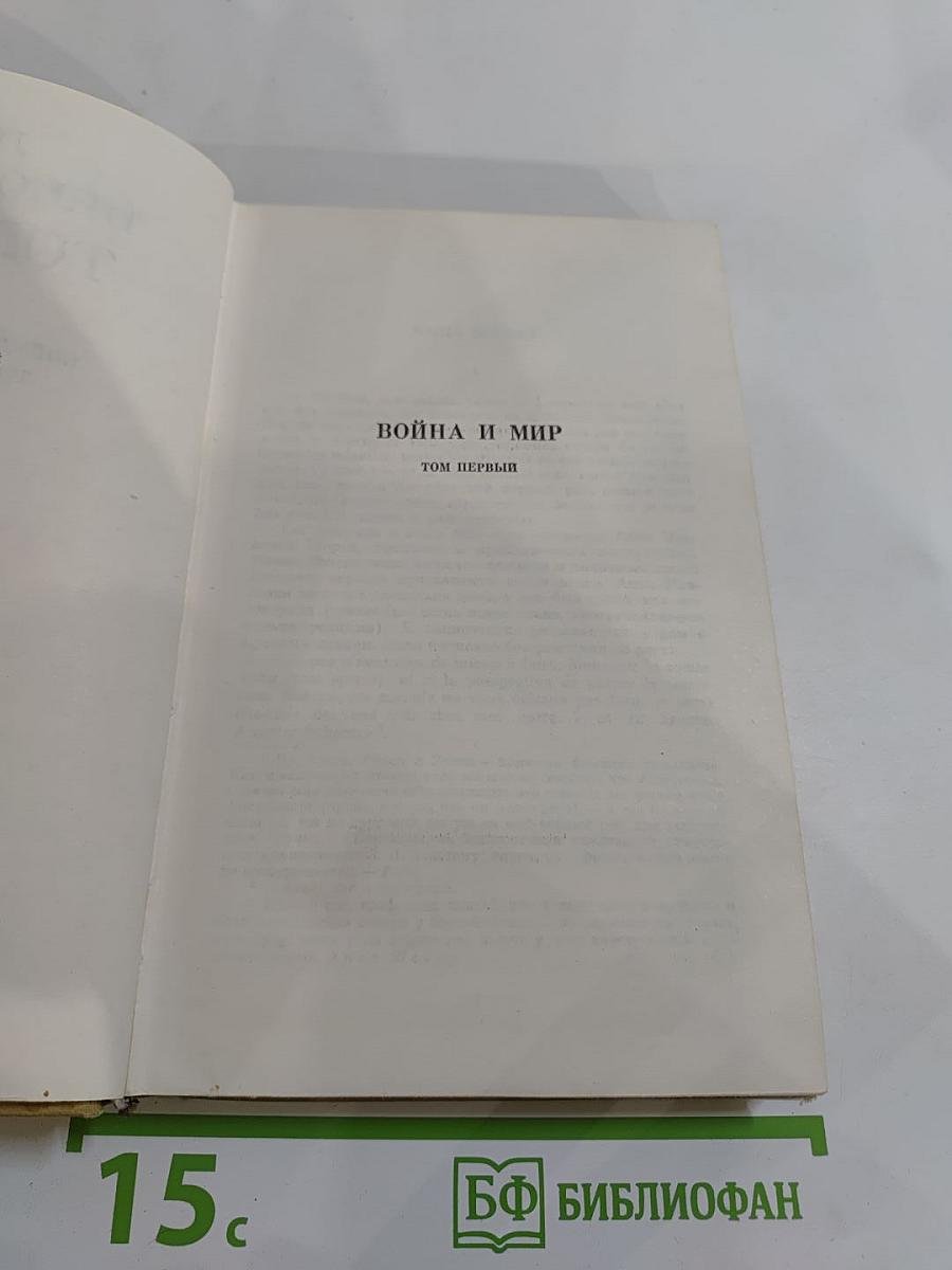 Война и мир. Том первый