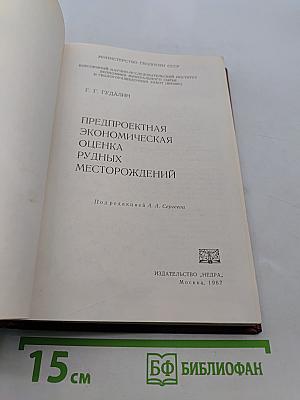 Предпроектная экономическая оценка рудных месторождений