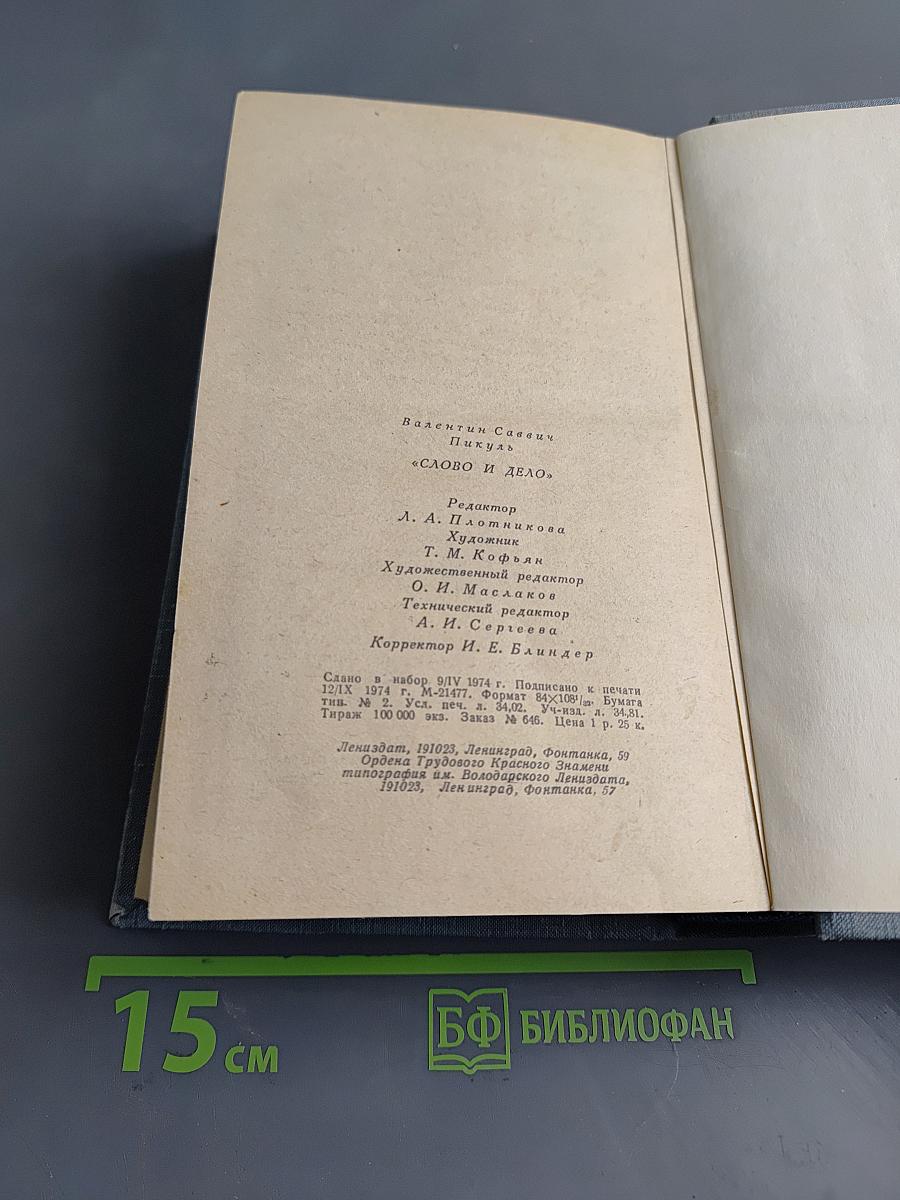 Слово и дело. Часть 1. Царица престрашного зраку